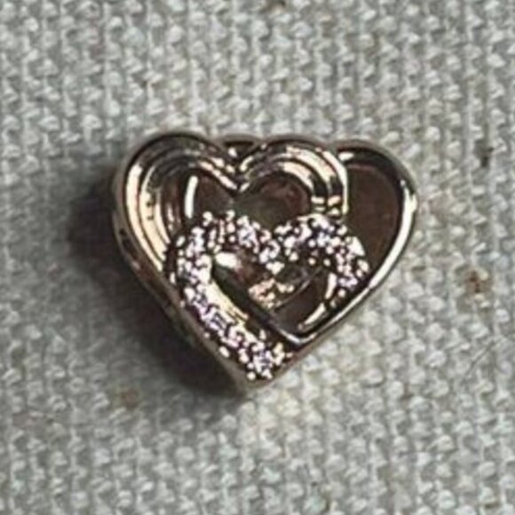 Authentic Pandora Intertwined Love Hearts Charm - Picture 4 of 5